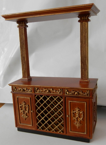 Миниатюра для кукол Кухонный гарнитур Орех  AN K-002 - фото товара фото 6