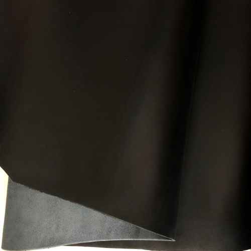 Кожа ШСК 2,1 мм пылевидная с покр. Черный фото 4