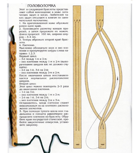 Штанцформы (вырубные штампы) для браслета Косичка  ST 4299 - фото товара фото 4