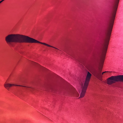 Кожа Пулл-Ап Natural 1,5 мм Фуксия фото 4