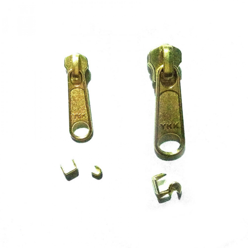 Бегунок с пуллером + зажимы для молнии №3, №5 YKK фото 3 Бегунок с пуллером + зажимы для молнии №3, №5 YKK фото 3