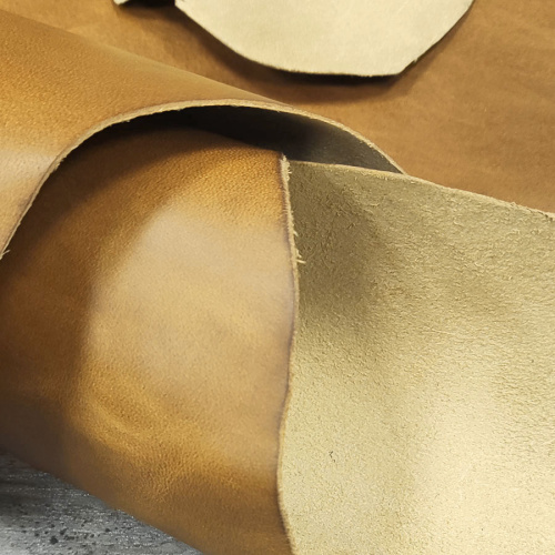 Кожа Пола 1,2 мм растит. дубл. PONTE WAX Camel фото 3