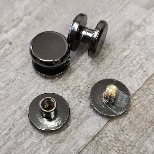 Винт ременной d=10 мм плоский Латунь, черный фото 8 Винт ременной d=10 мм плоский Латунь, черный фото 8