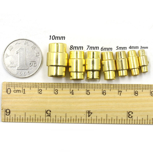 Застежка 3-10 мм для браслета поворотная Черно-серый фото 4