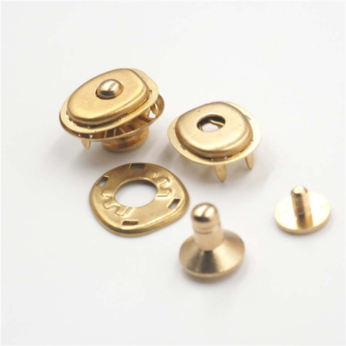 Застежка зажимная 20 мм Латунь фото 6