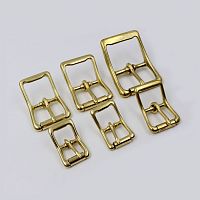 Пряжка 16-38 мм латунная с роликом 2450