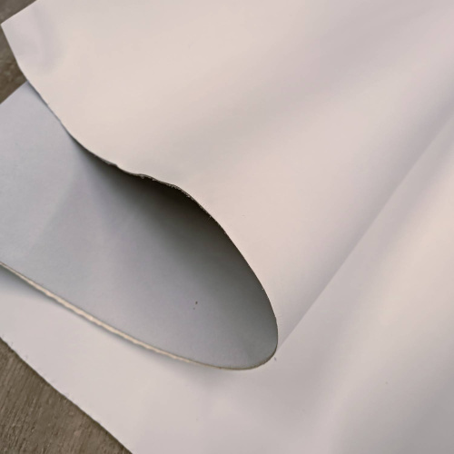 Кожа КРС 1,5 мм с покр. Белой термопленкой фото 4