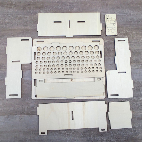 Органайзер для кожевенных инструментов 103 мест, дерево  AG ORG-103 - фото товара фото 4