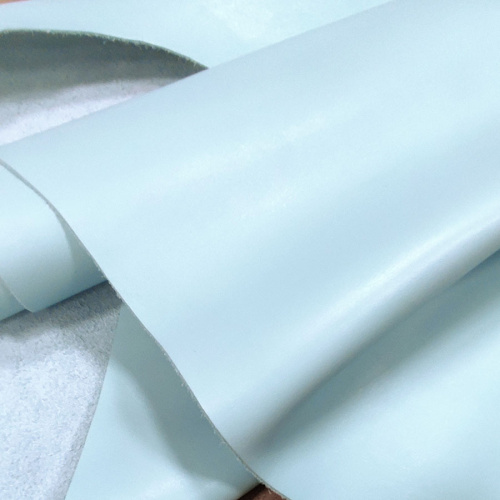 Кожа КРС 1,4 мм с покр. Голубой пастельный MASTROTTO Италия фото 4