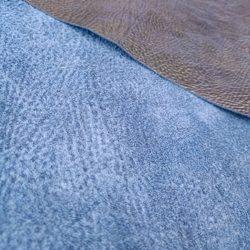 Кожа КРС 1,0 мм Слон Синий Турция фото 7