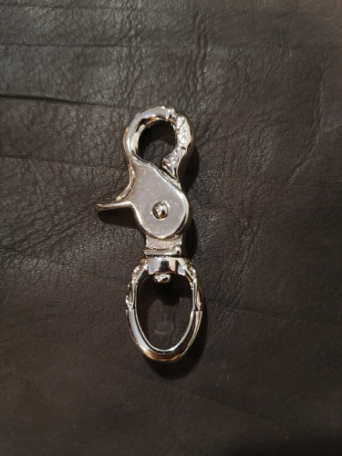 Карабин 12-20 мм Латунь с покрытием, арт. 1445 фото 5 Карабин 12-20 мм Латунь с покрытием, арт. 1445 фото 5