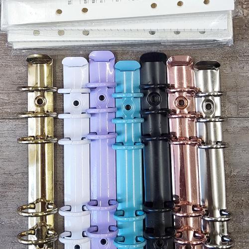 Кольцевой механизм А6 для папок, блокнотов Разные цвета фото 3