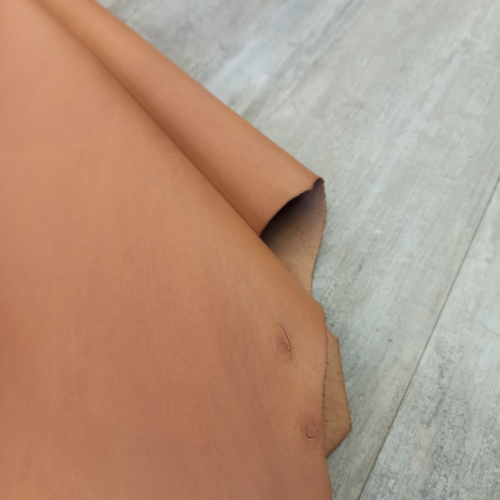 Кожа теленок 1,0 мм раст. дубл. Бежевый фото 4