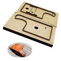 Штанцформы (вырубные штампы) для ключницы  - купить для кожевенного хобби