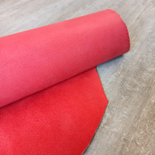 Кожа подкладочная (спилок свиной) Красный фото 5