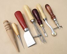 Набор инструментов №1 для работы с кожей  - купить для кожевенного хобби