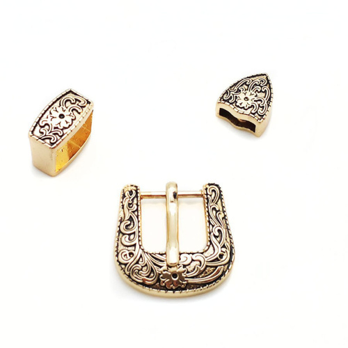 Комплект фурнитуры для ремня 15 мм Серебро/Золото фото 10