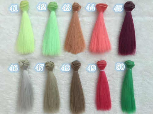 Трессы для кукол 35 см Прямые фото 2 Трессы для кукол 35 см Прямые фото 2