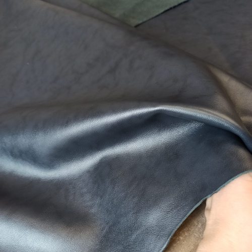 Кожа Парус Темно-синий 1,3-1,5 мм фото 2