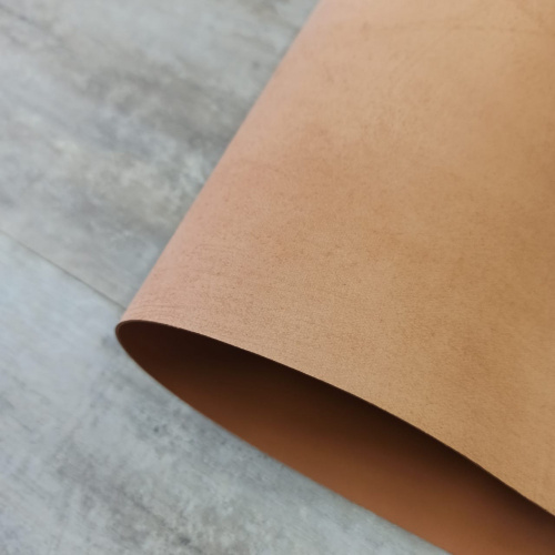 Кожа теленок 1,0 мм раст. дубл. Бежевый фото 4