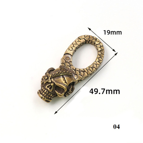 Карабин 12 мм с кольцом 25 мм Латунь фото 10