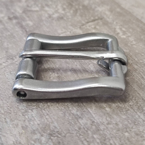 Пряжка 23 мм с роликом стальная W069 фото 3 Пряжка 23 мм с роликом стальная W069 фото 3