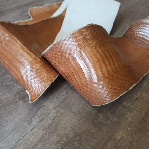 Кожа Питона 0,8 мм Светло коричневый | Галерея фото | Pava.pro Кожа Питона 0,8 мм Светло коричневый - фото товара