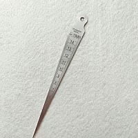 Калибр металлический для отверстий 1-15 мм  - купить для кожевенного хобби