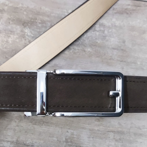 Ремень замшевый 34 мм толщ. 4 мм с автоматической пряжкой   R-34ZA - фото товара фото 3