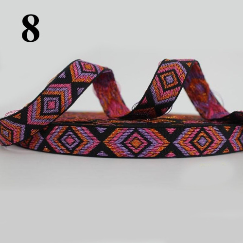 Лента текстильная 22-25 мм Вышивка Ассорти фото 6