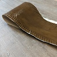Кожа Питона 0,5 мм Коричневый  - купить для кожевенного хобби