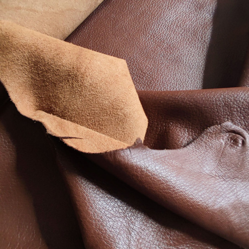 Кожа оленя 1,0-1,2 мм Коньяк Италия фото 3