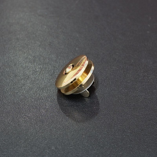 Застежка магнитная зажимная 20 мм Латунь SKM05  SKM05 - фото товара фото 4