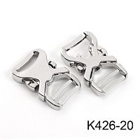 Фастекс 20 мм металлический  K426-20  - купить для кожевенного хобби