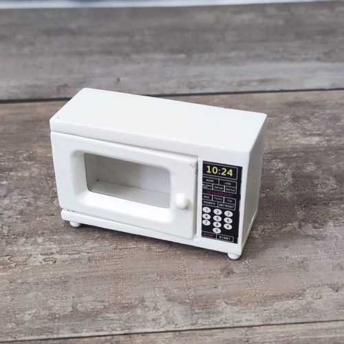 Микроволновка для кукольной кухни Белый/Серебро Микроволновка для кукольной кухни Белый/Серебро