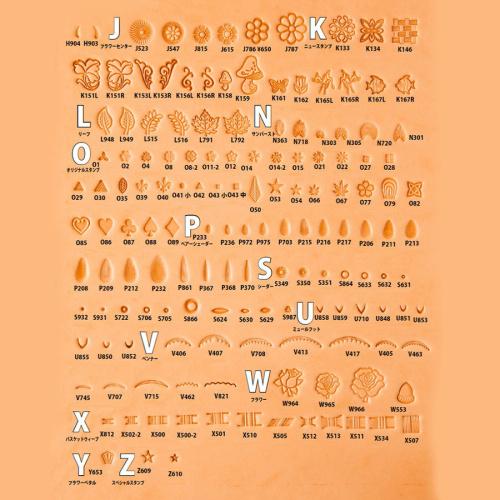 Штамп для тиснения по коже F900 Япония  CRAFT-F900 - фото товара фото 5