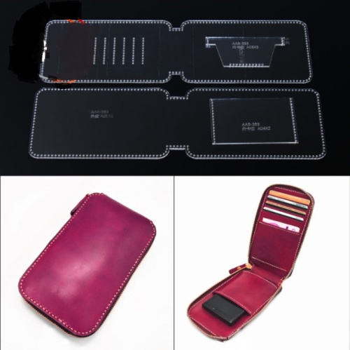 Шаблон-лекало Чехол для телефона на молнии AAB-353  AAB-353 - фото товара