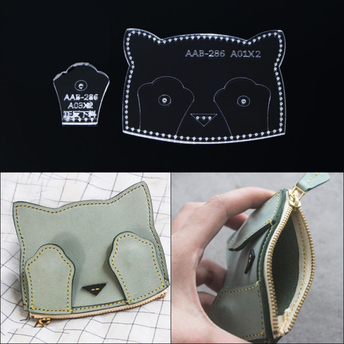 Шаблоны-лекала для кошелька Кошечка AAB-286 | Галерея фото | Pava.pro Шаблоны-лекала для кошелька Кошечка AAB-286 - фото товара