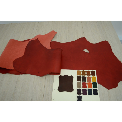 Кожа Пола 1,2 мм растит. дубл. BUTTERO 09 Красный фото 6