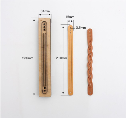 Штанцформы (вырубные штампы) для браслета Косичка  ST 4299 - фото товара фото 5