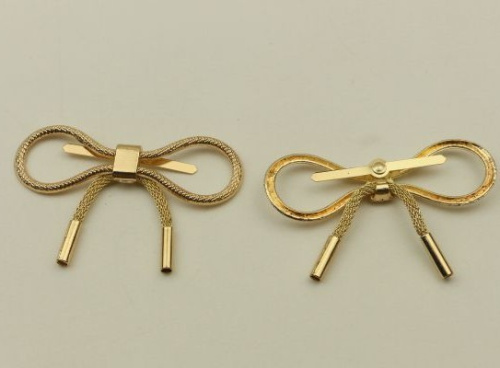 Зажим декоративный Бант-шнурок 63 мм  HF ZA-63 - фото товара фото 3