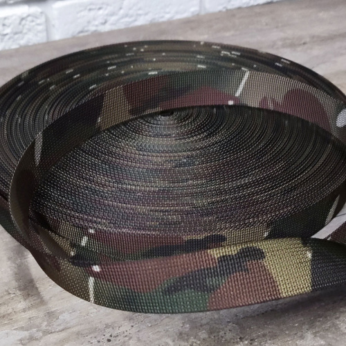 Лента ременная стропа 25 мм Милитари п/э  LRP-174 - фото товара фото 5