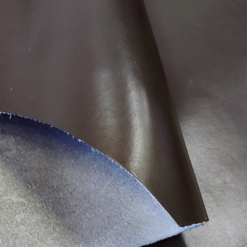 Кожа плечи 1,5 мм растит. дубл. Темно-коричневый Италия фото 5