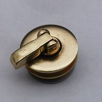 Застежка поворотная для сумки 28 мм Латунь  - купить для кожевенного хобби