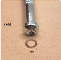 Штамп для тиснения по коже S866 Япония  - купить для кожевенного хобби