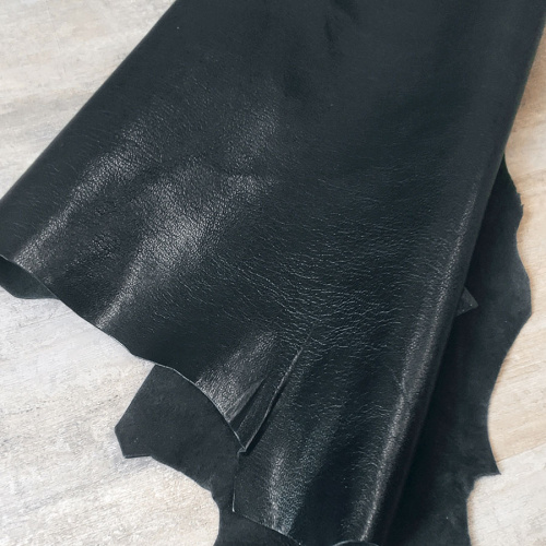 Кожа козы (шевро) 0,8-1,1 мм Черный Италия фото 5