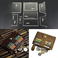 Шаблоны-лекала для картхолдера AAB-09  - купить для кожевенного хобби