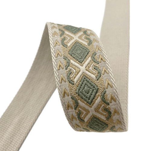 Лента ременная стропа 50 мм толщ. 2.1 мм фактурная Ромбы фото 3