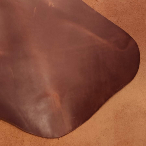 Кожа Крейзи Хорс 1,4-1,6 мм Коньяк Италия фото 2