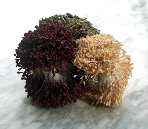 Тычинки для цветов матовые фигурные 2 мм 50 шт. фото 2